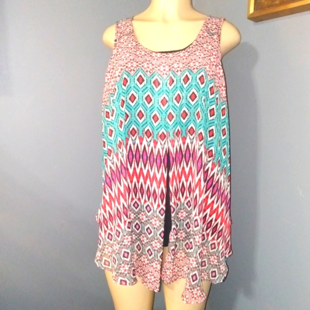 💣COCOMO WOMAN SLEEVELESS TOP SZ 1X